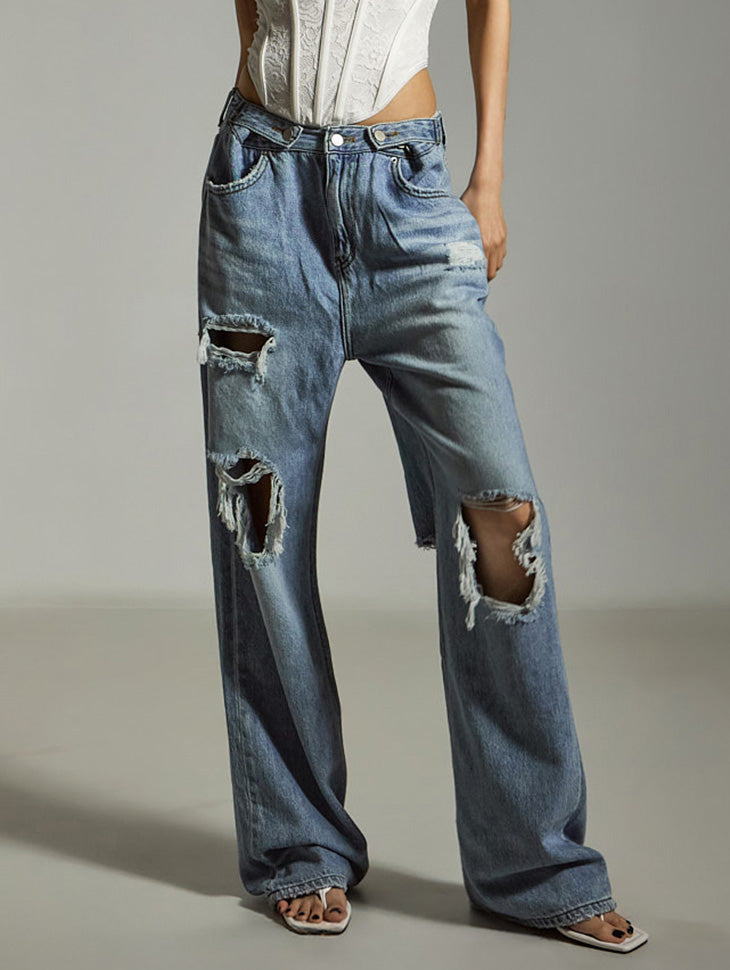 PJ587 ダメージジーンズ