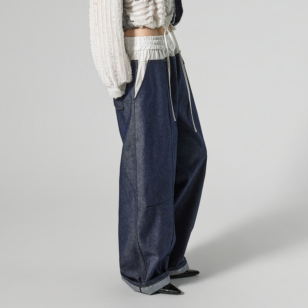 PJ632 Double Waist Jeans