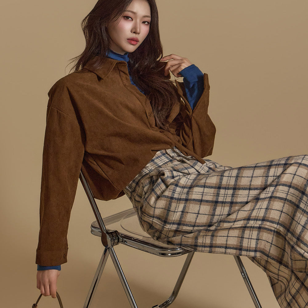 S713 灯芯绒衬衫