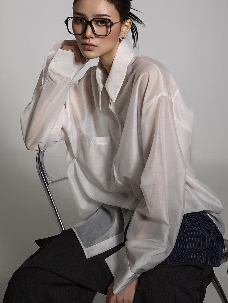 S743 Sheer Shirt