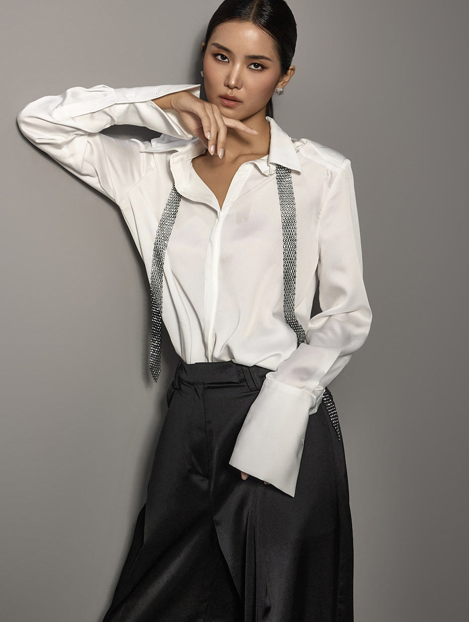 S758 衬衫配领带