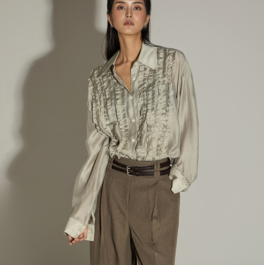 S804 Frill Shirts