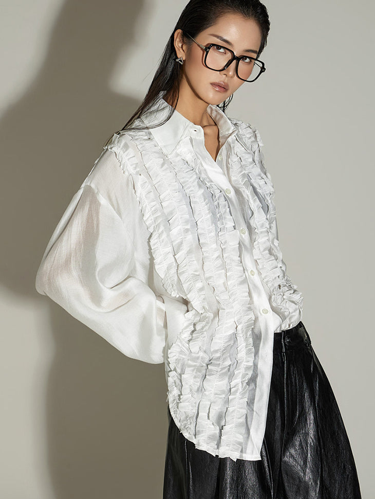 S804 Frill Shirts