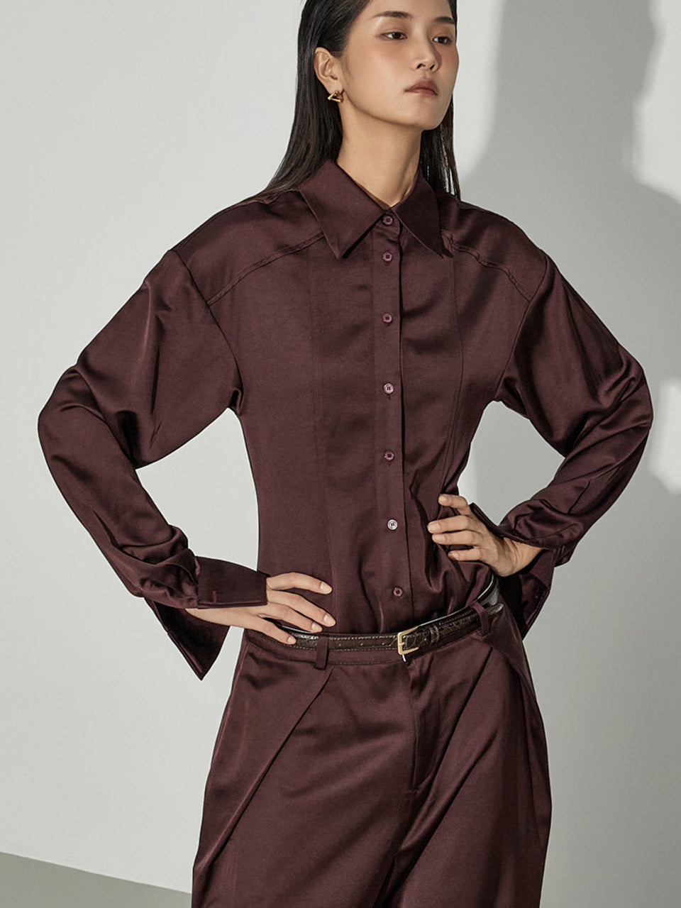 S830 Satin Shirts
