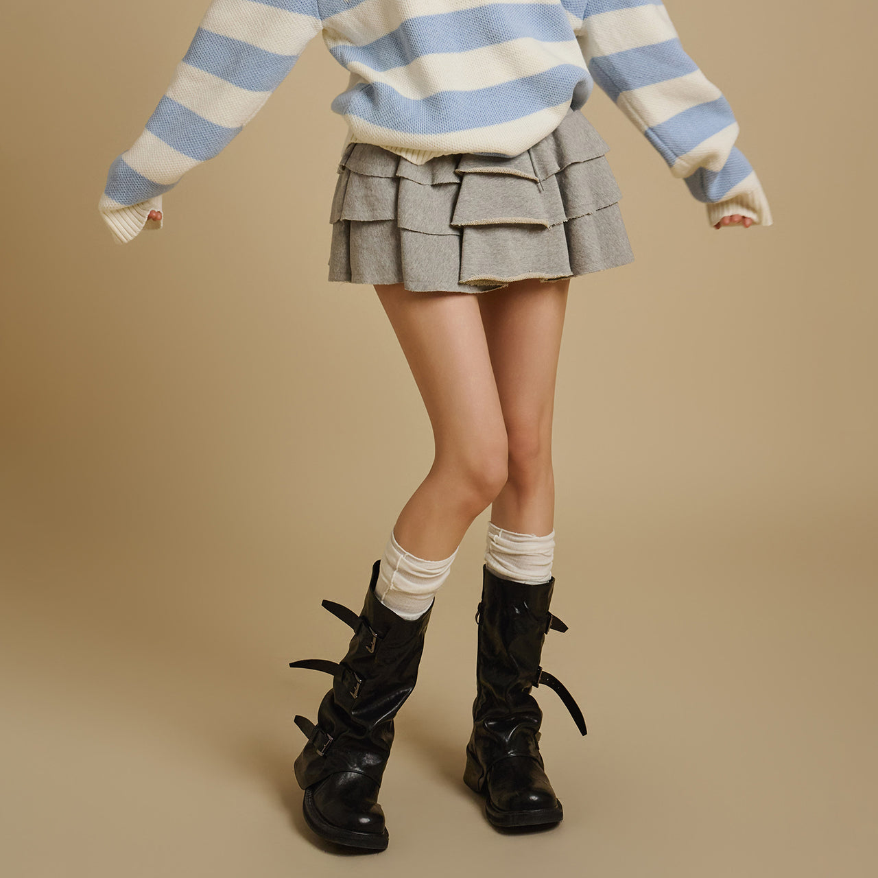 SK2920 ティアードスカート