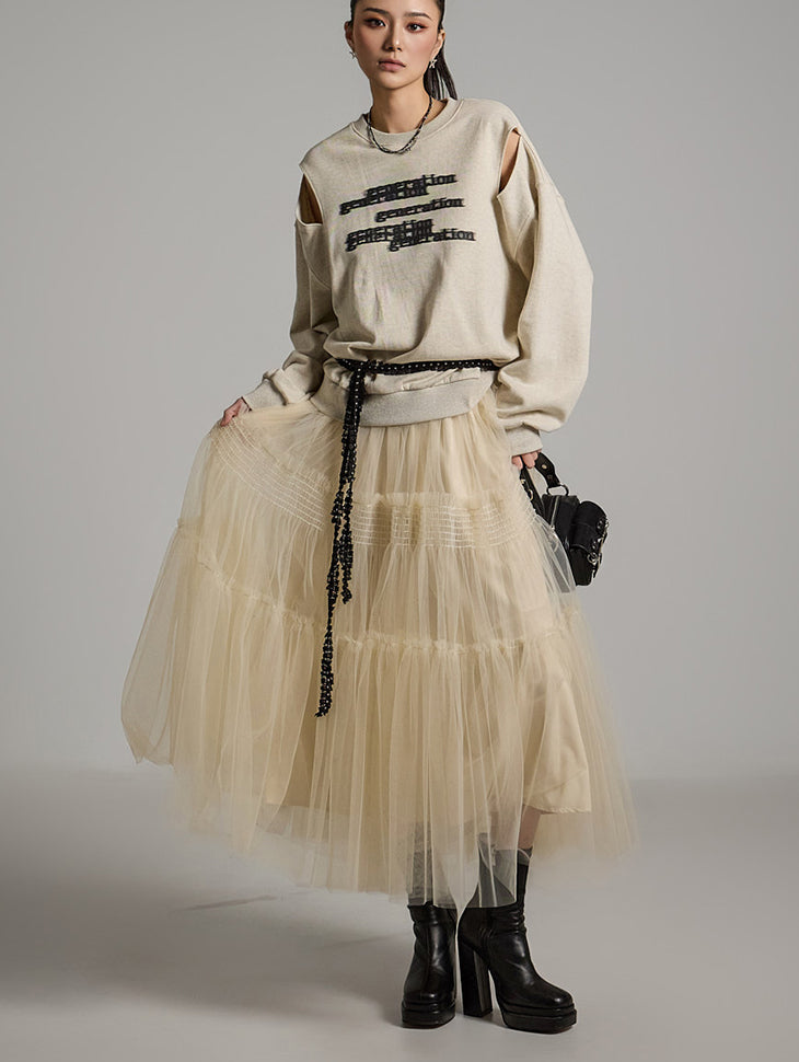 SK2941 チュールスカート