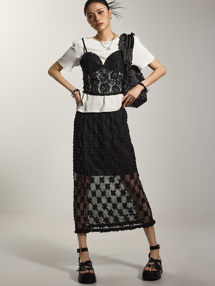 SK2988 レーススカート