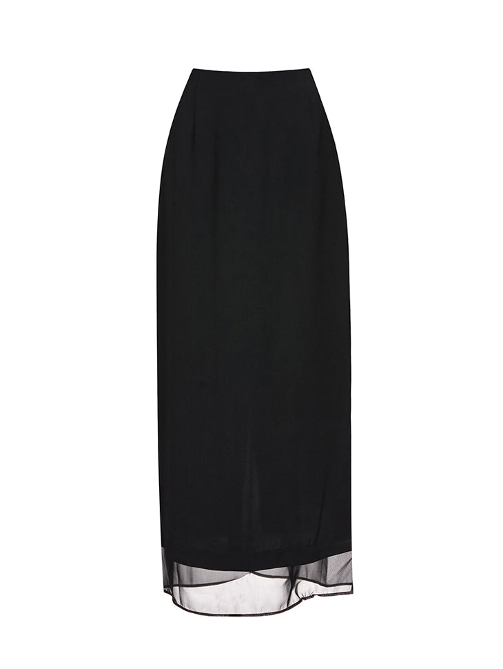 SK3015 Sheer Layered Skirt