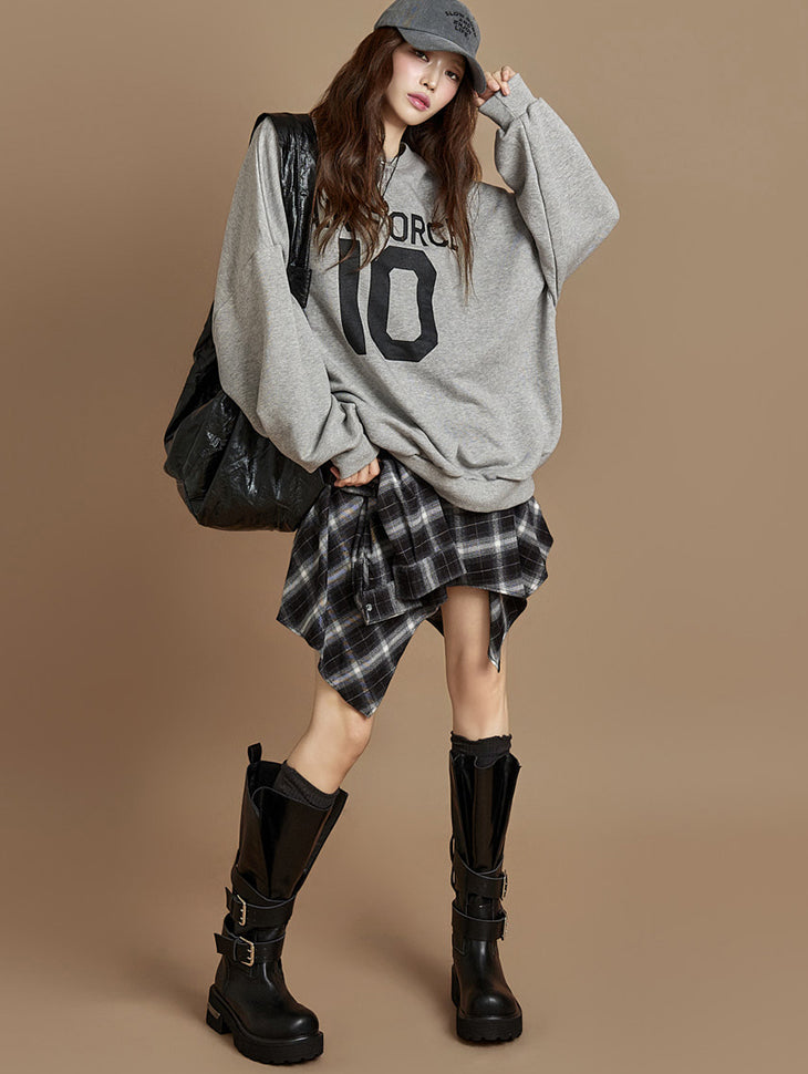 SK3076 Shirts Layered Skirt