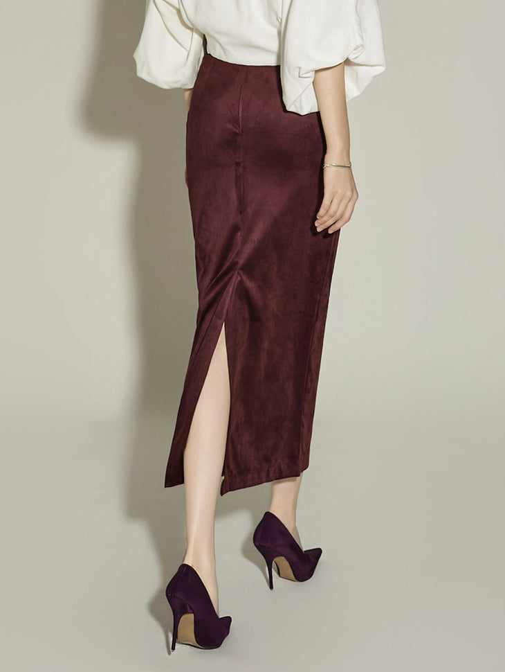 SK3084 Suede Skirt