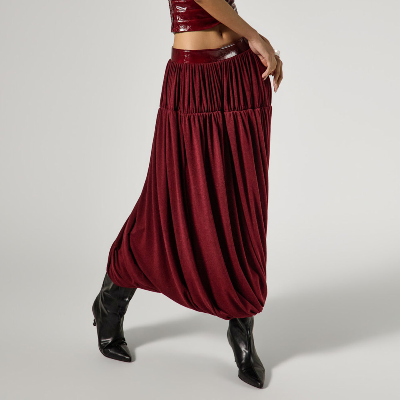 SK3170 Balloon Shirring Skirt