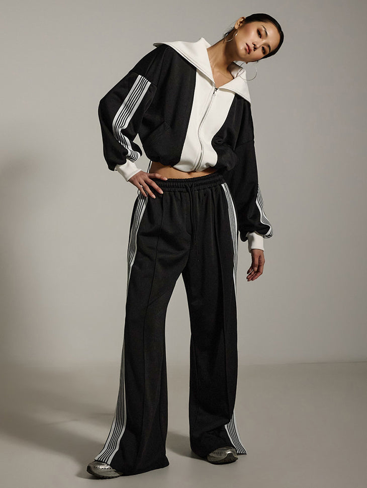 TP2045 拉链运动套装