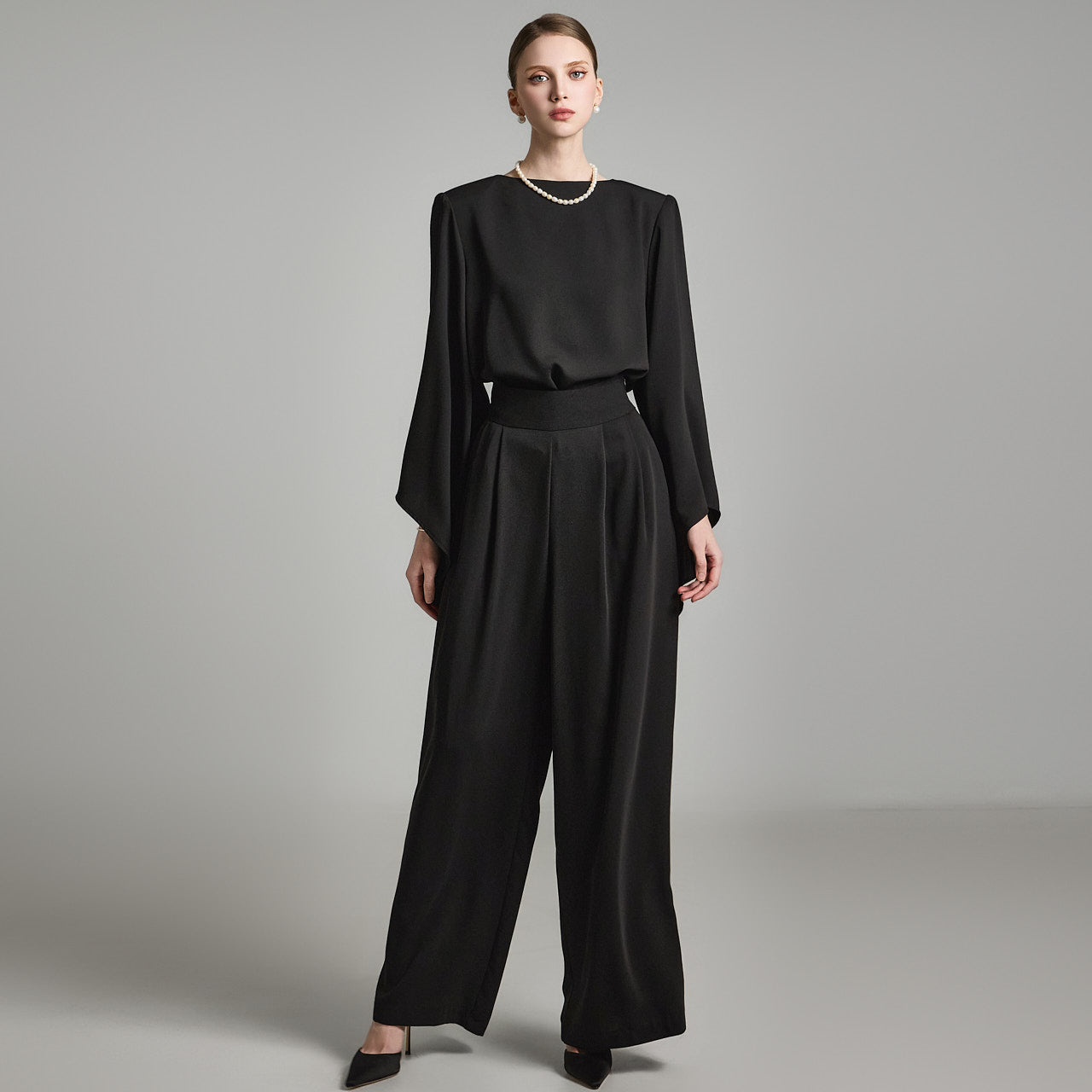 TP2055 Blouse and Slacks Set