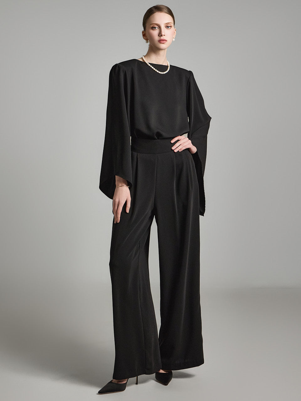 TP2055 Blouse and Slacks Set