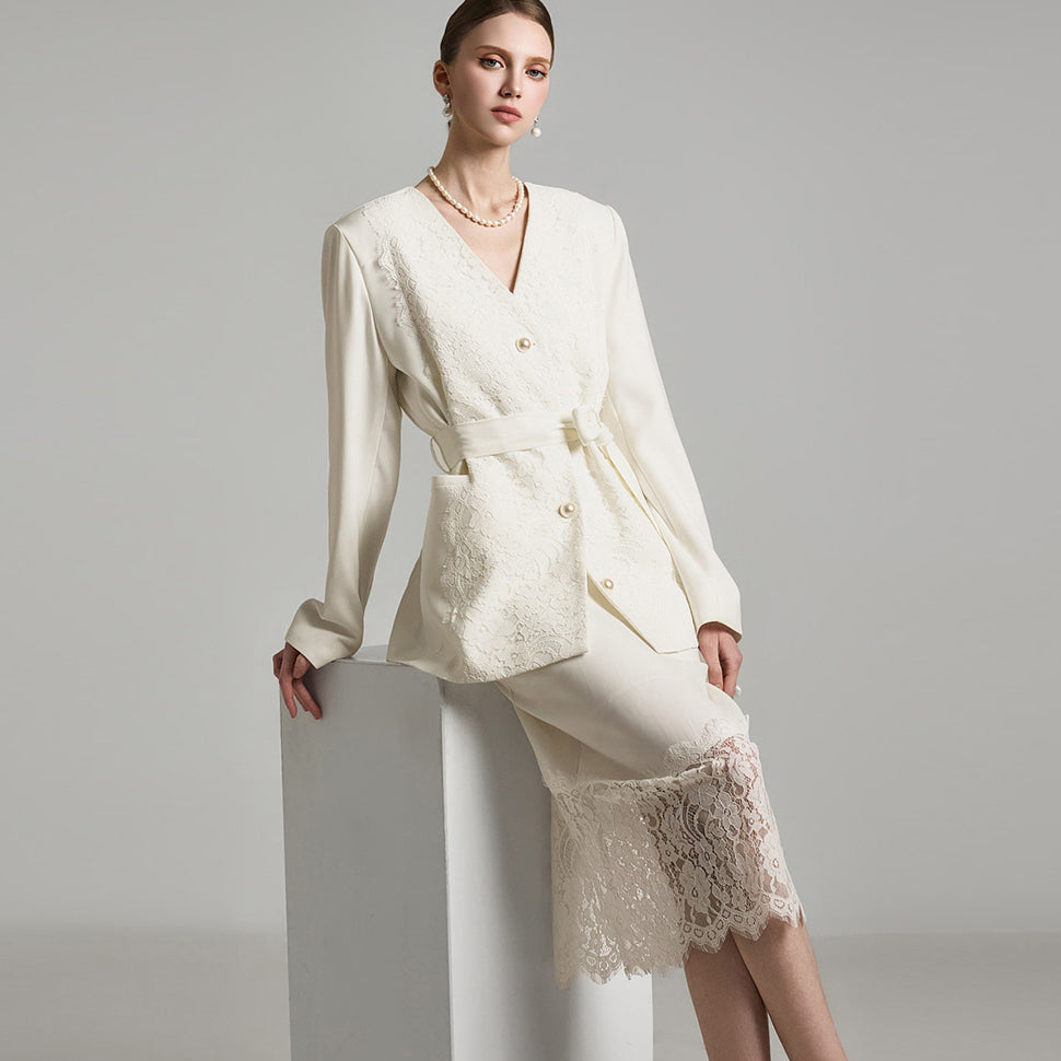 TP2078 夹克和裙子套装