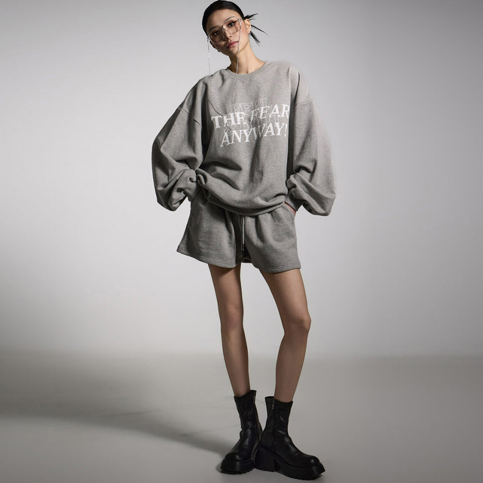 TP2087 Sweatshirt and Shorts Set