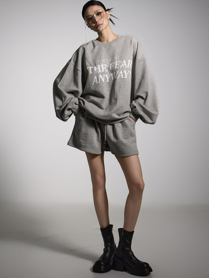 TP2087 Sweatshirt and Shorts Set