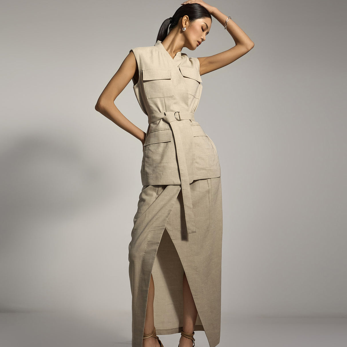 TP2127 背心裙套装