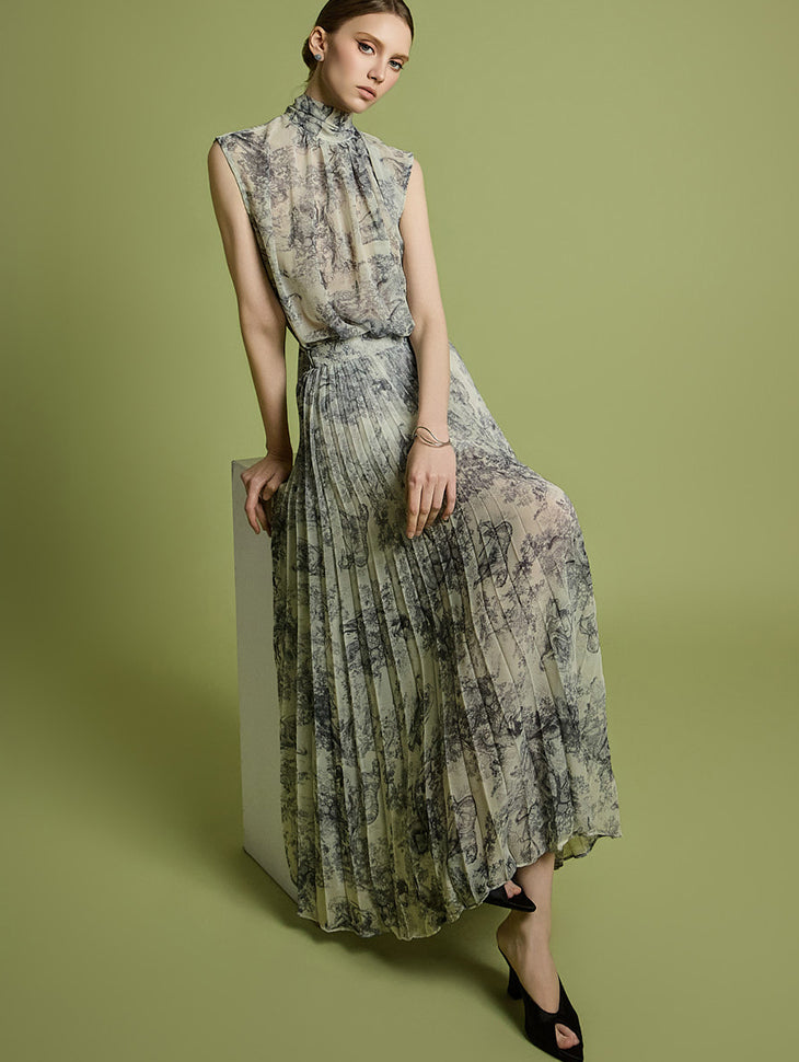 TP2143 Blouse and Skirt Set