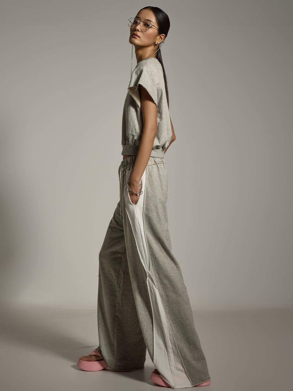 TP2156 トップス&パンツセット