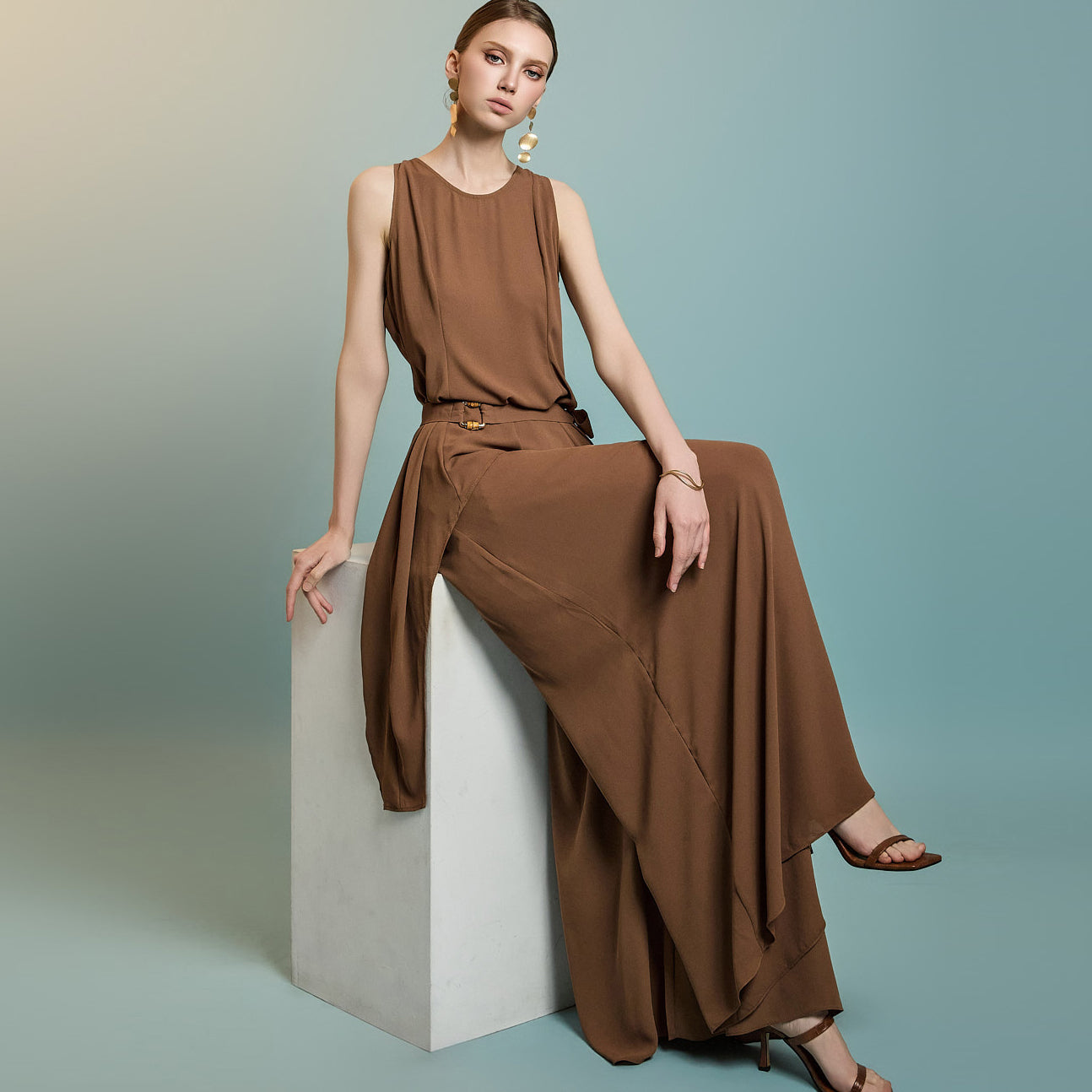 TP2163 ノースリーブ&パンツセット