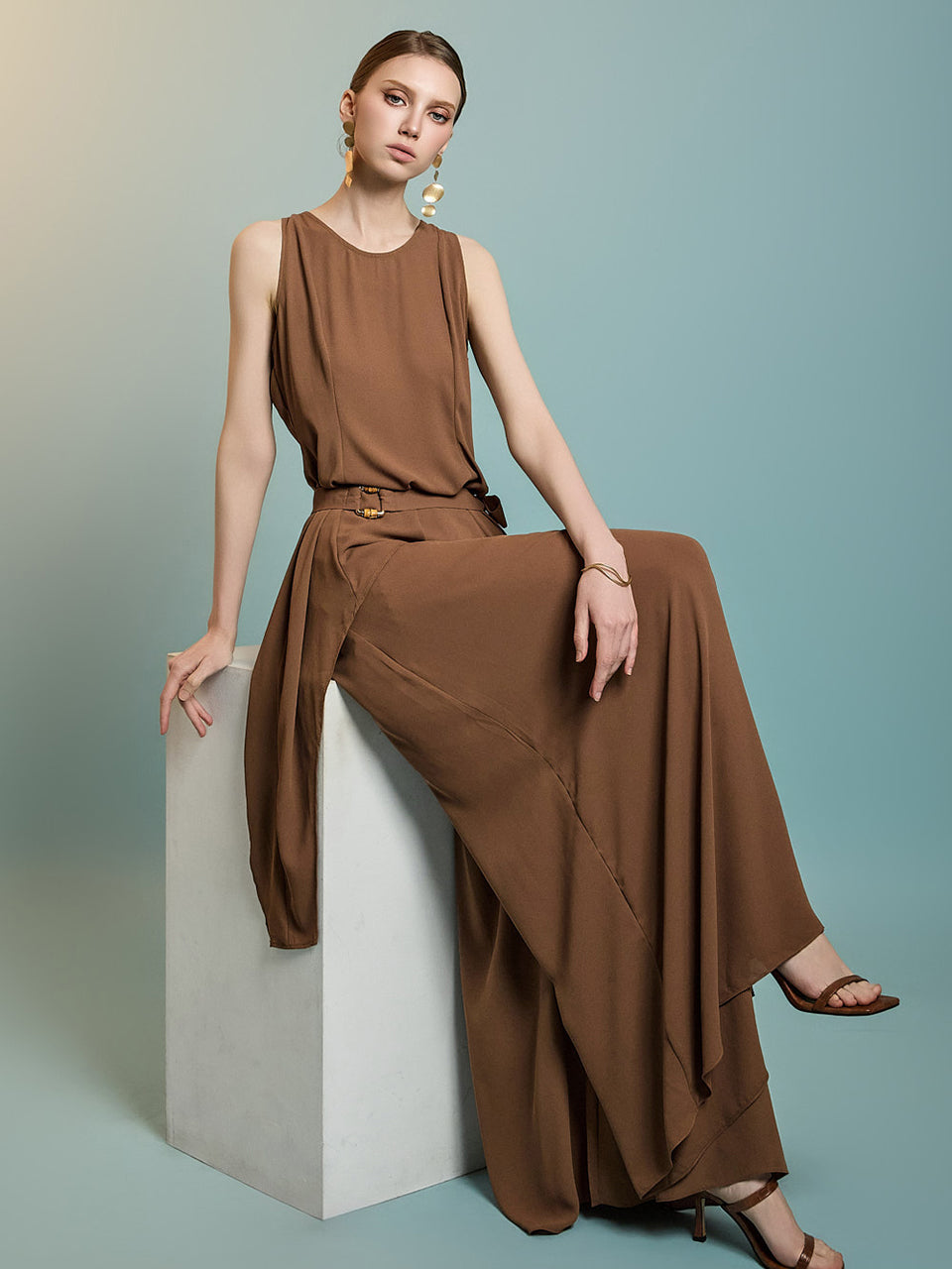 TP2163 ノースリーブ&パンツセット