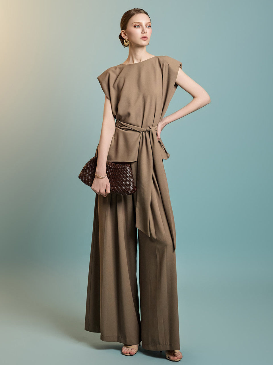 TP2165 ブラウス&スラックスセット