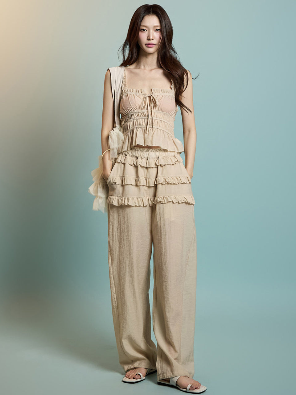 TP2175 ノースリーブ&パンツセット