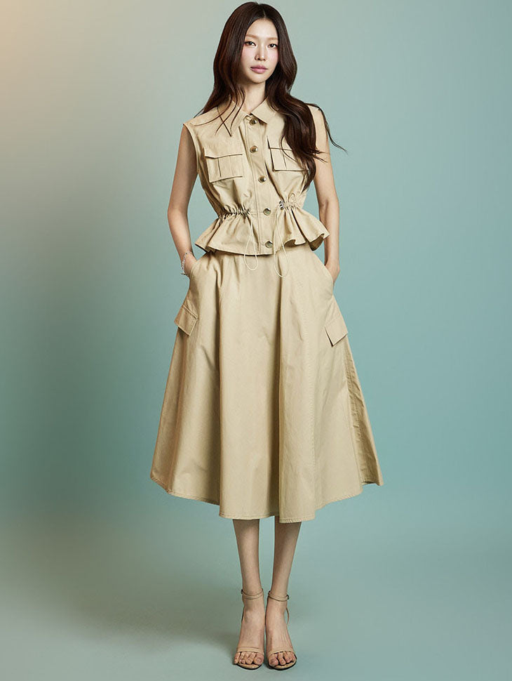 TP2190 ベスト&スカートセット