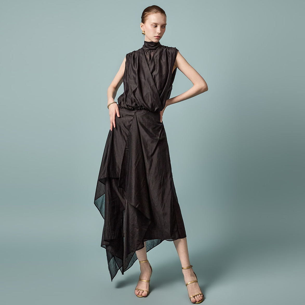 TP2427 Blouse and Skirt Set