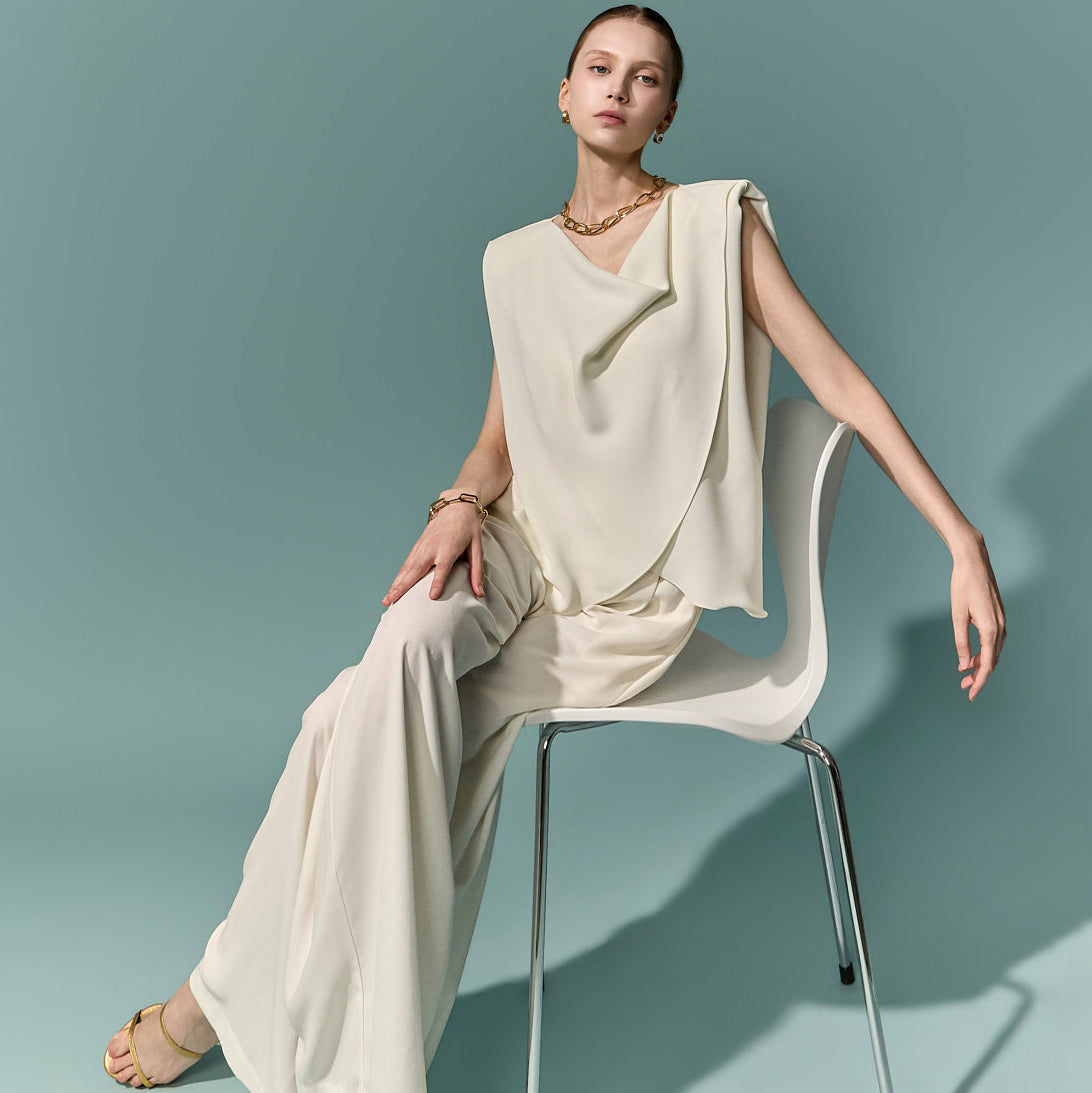 TP2438 Blouse and Slacks Set