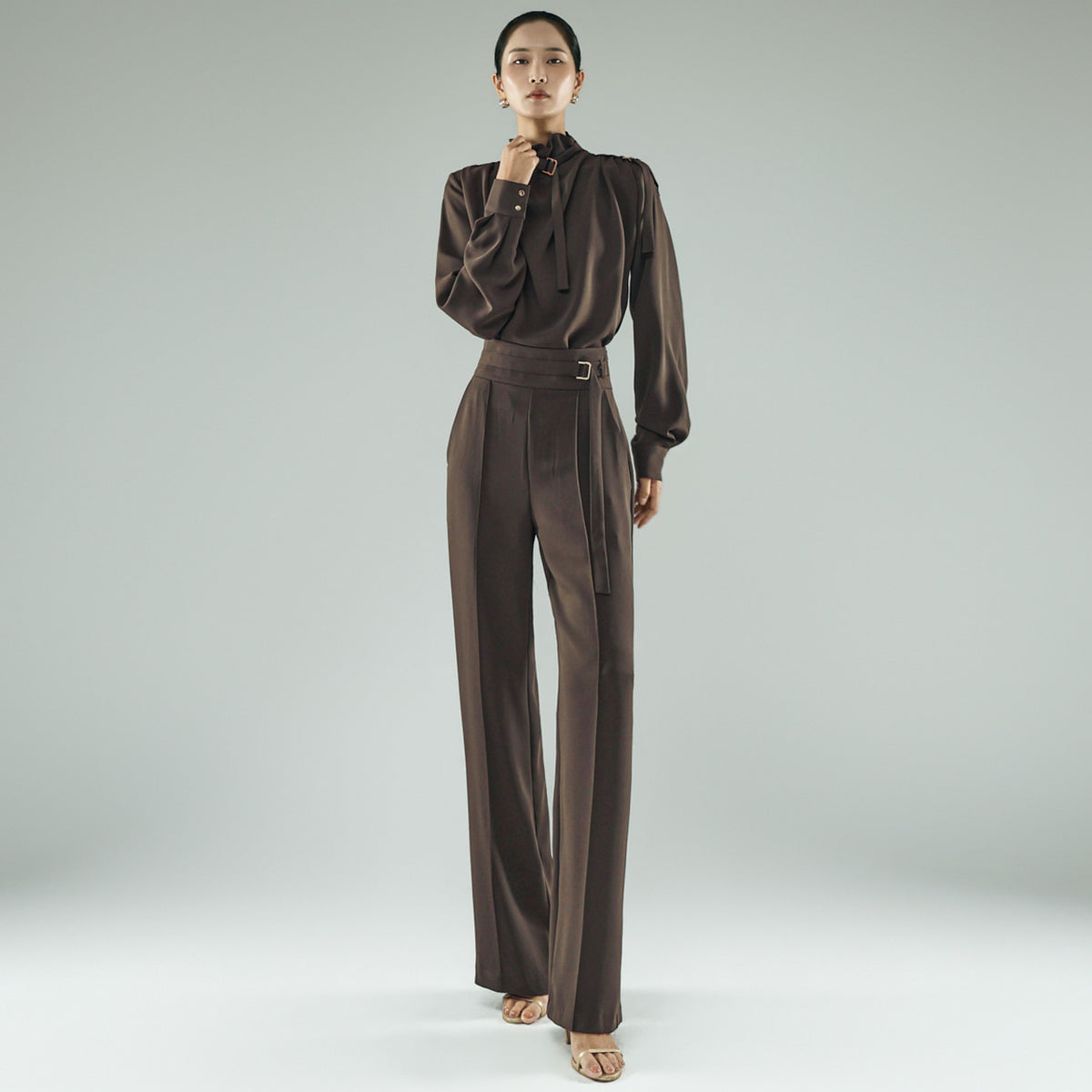 TP2489 Blouse and Slacks Set