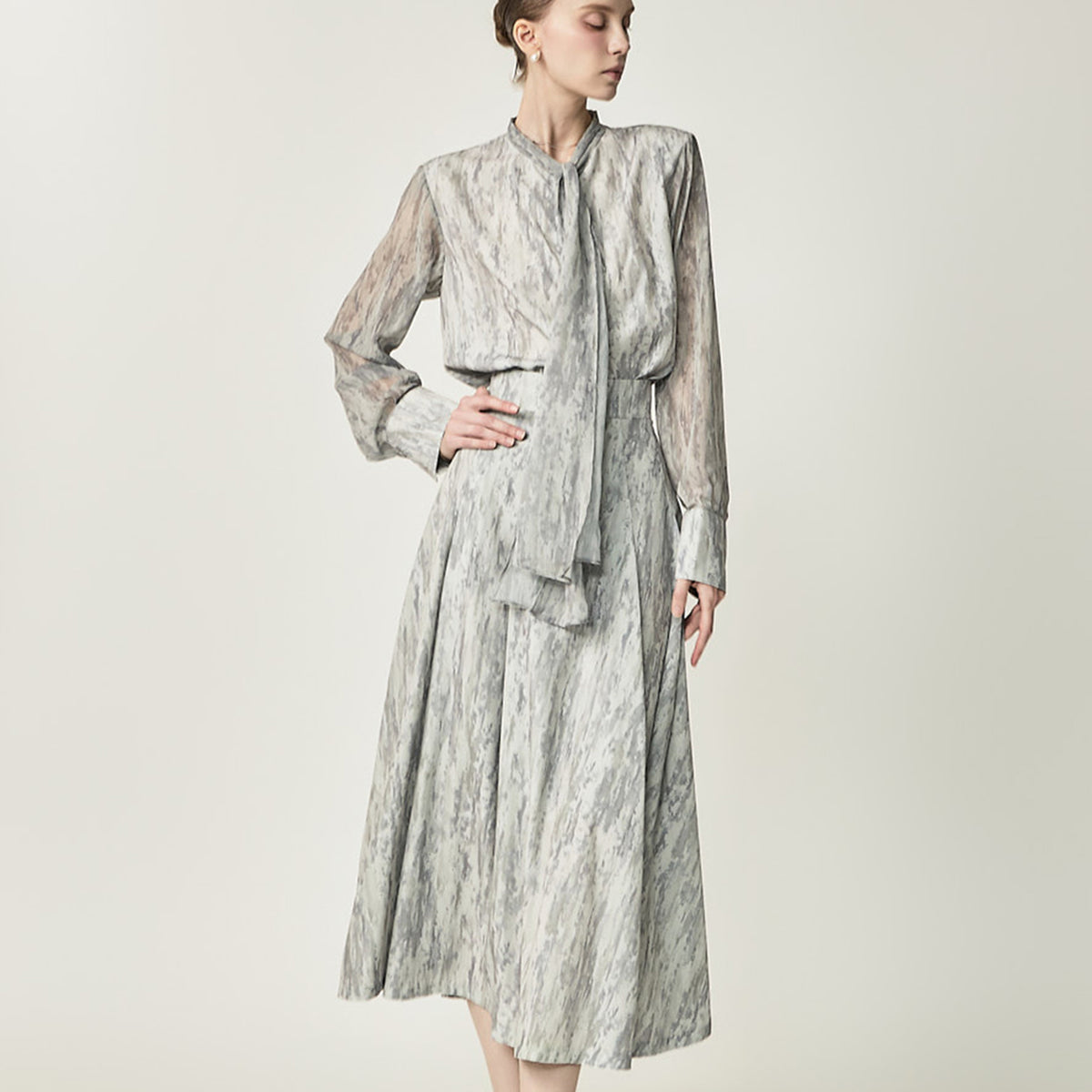 TP2501 Blouse and Skirt Set