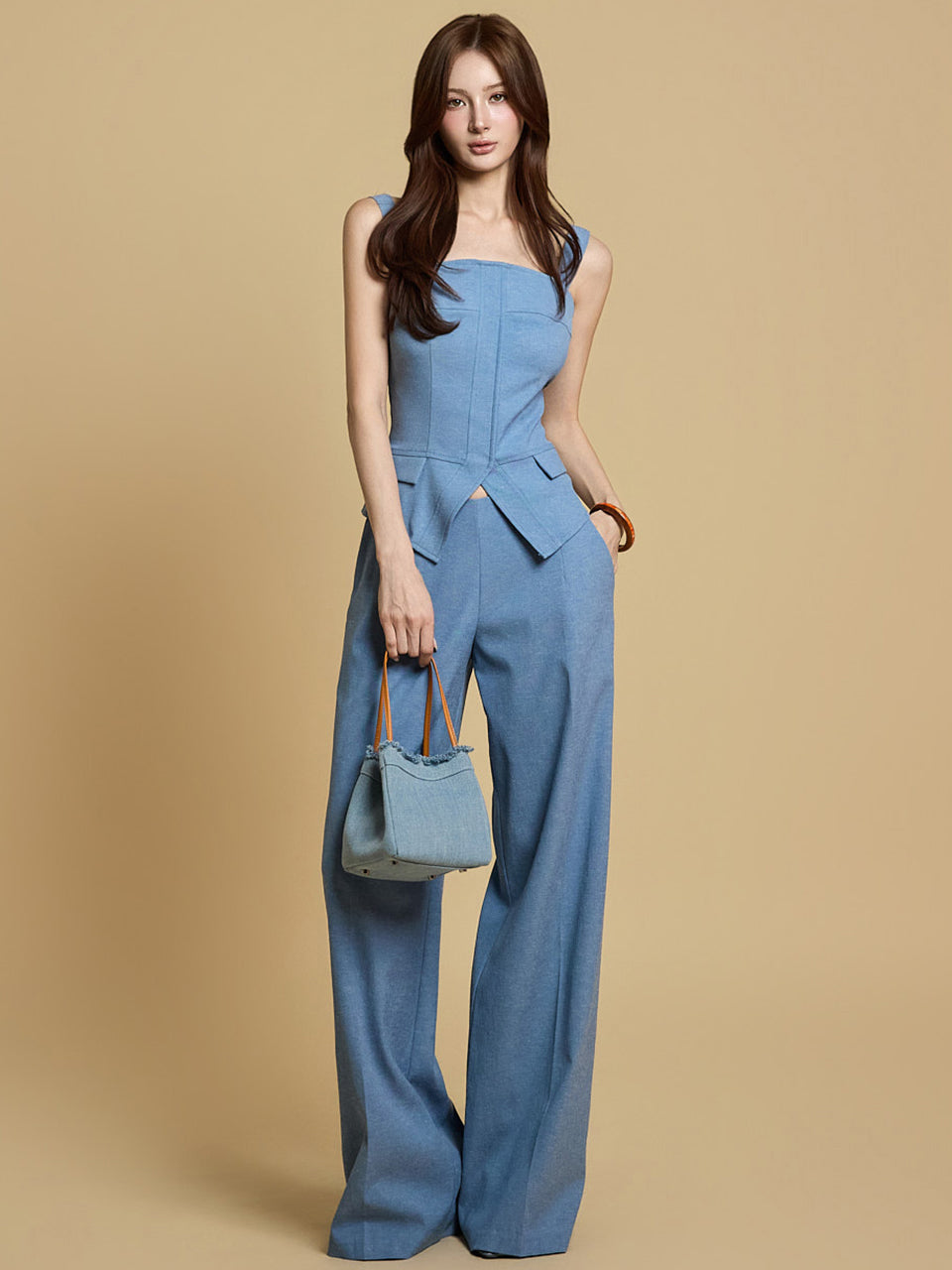 TP9172 Sleeveless top and pants set