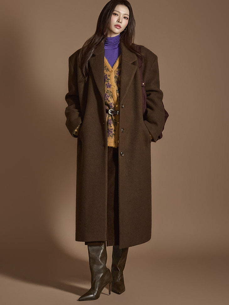 J2481 圈圈呢羊毛大衣