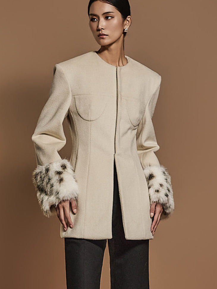 J2460 Sleeve fur Jacket