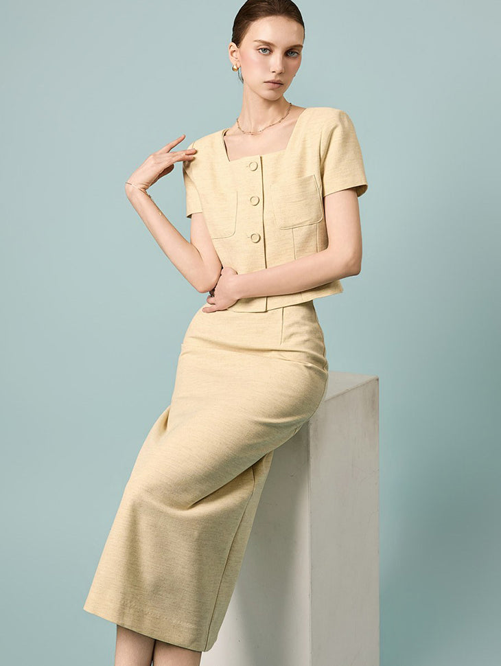 TP2393 Jacket and Skirt Set
