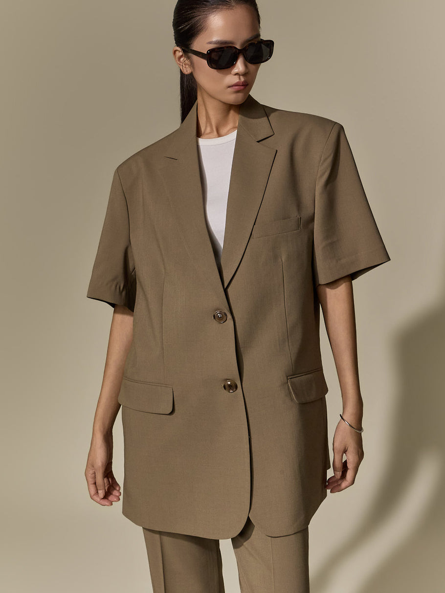 J9377 Two-Button Single Jacket