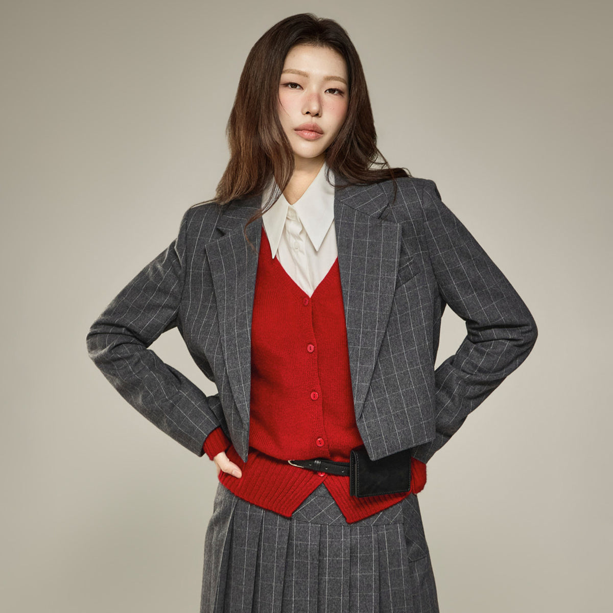 J3346 Tailored Crop Jacket