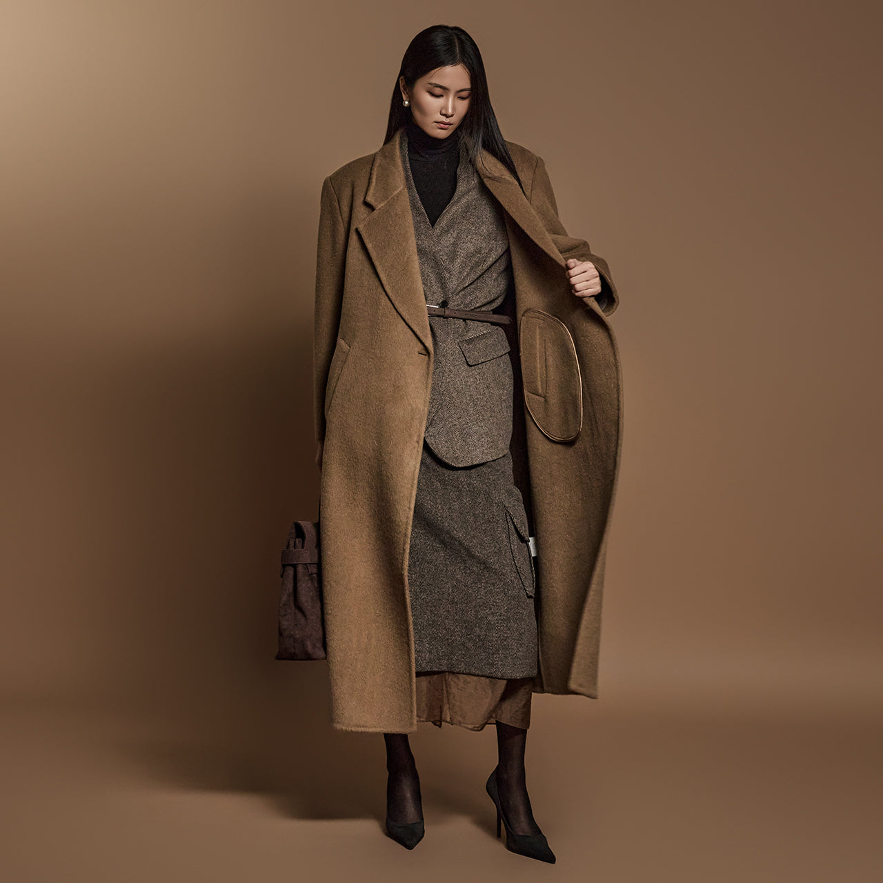 J2522 Handmade Wool Coat