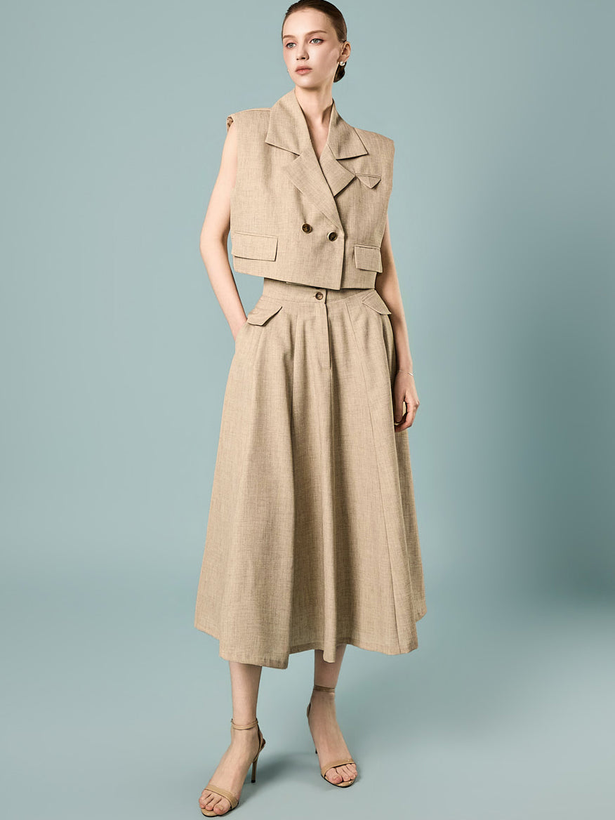 TP2418 Vest and Skirt Set
