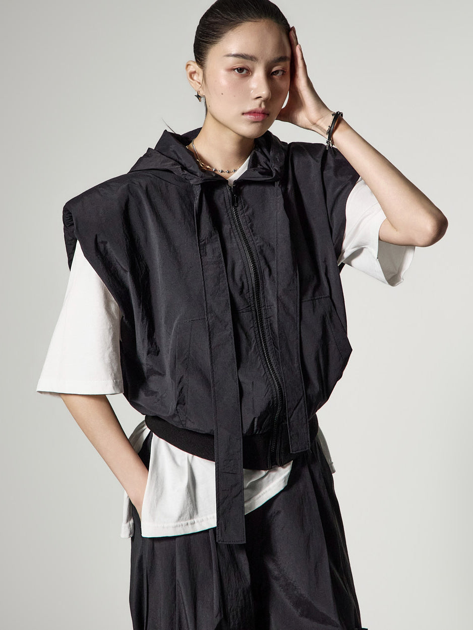 J3179 防风拉链连帽衫