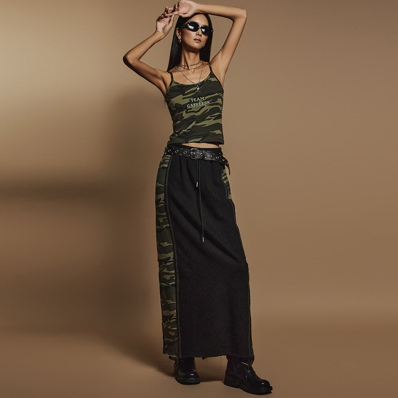 SK2811 Camouflage Skirt