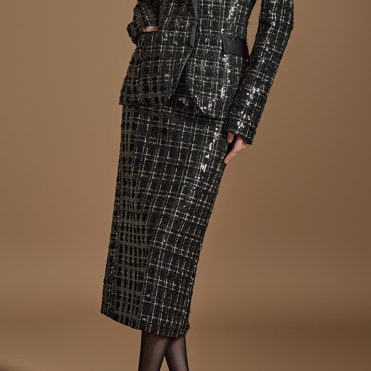 SK9257 Tweed Skirt