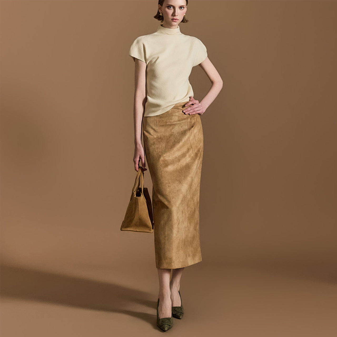 SK2875 Suede Skirt