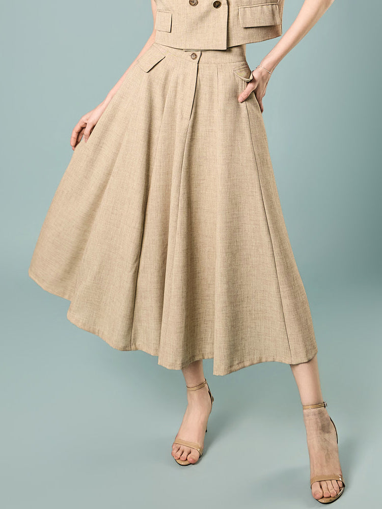 SK3219 Voluminous Flare Skirt