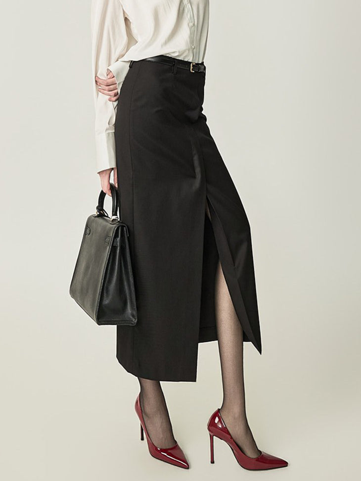 SK3285 Front Slit Skirt
