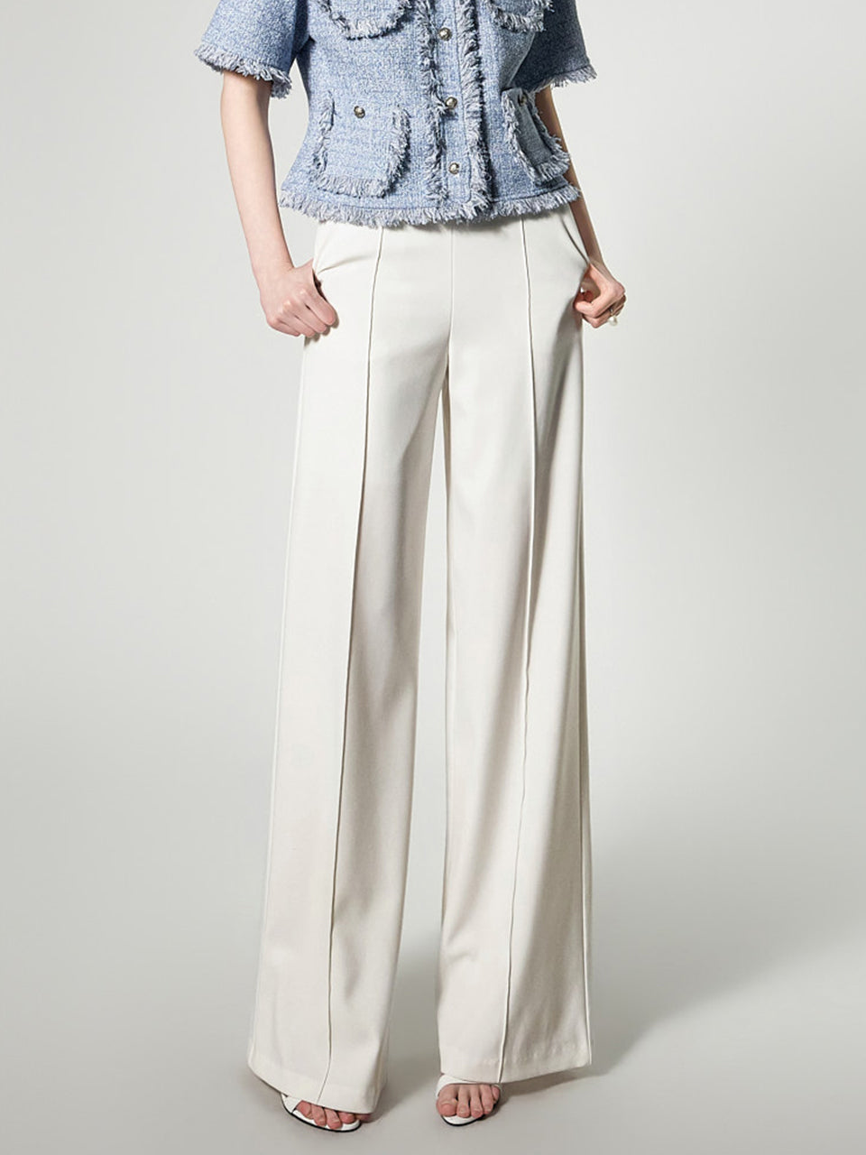 P9165 Pintuck Slacks