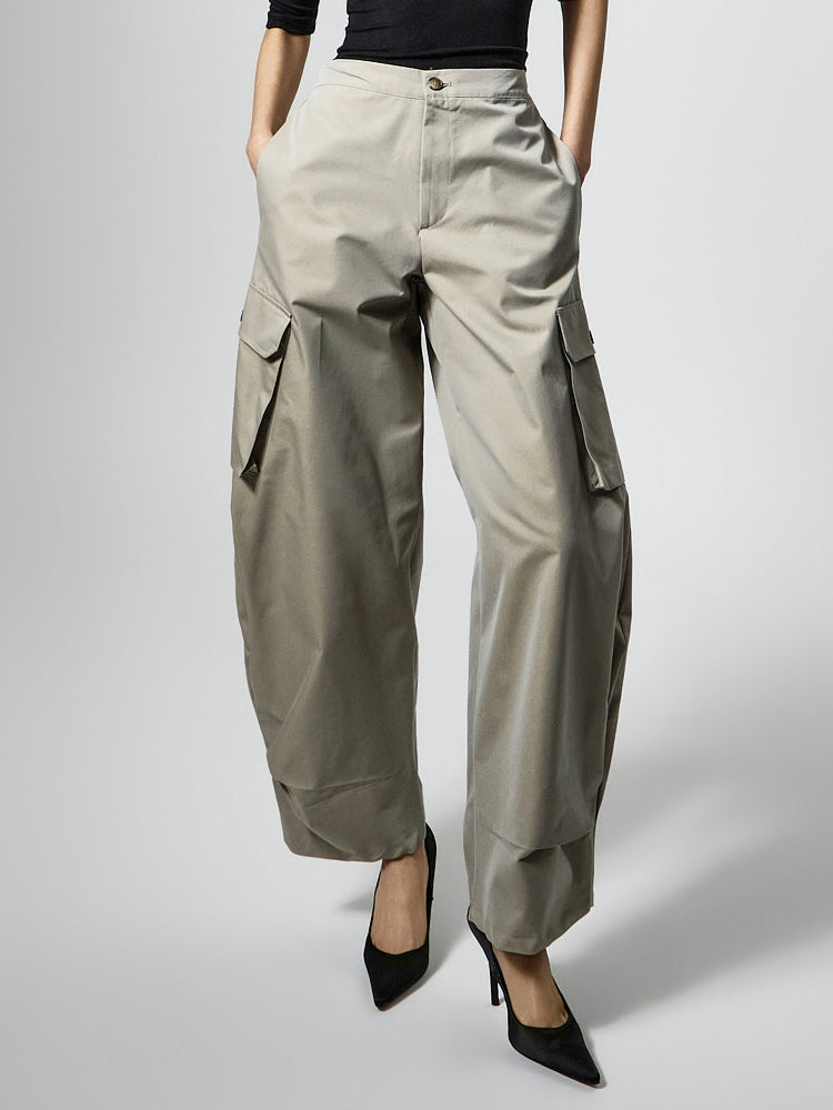 P3738 Cargo Pintuck Pants