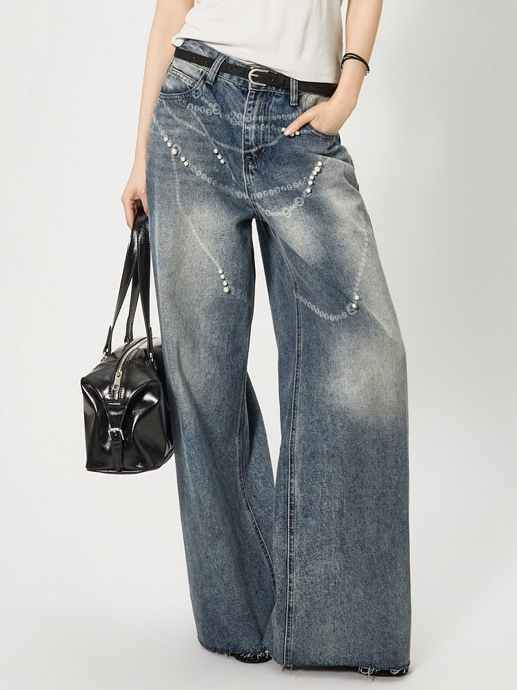 PJ639 Pearl Layering Jeans
